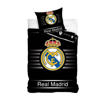 Real Madrid ágynemű 140x200 pamut fekete