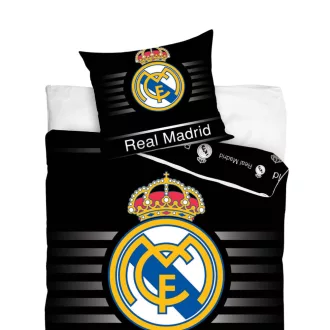Real Madrid ágynemű 140x200 pamut fekete