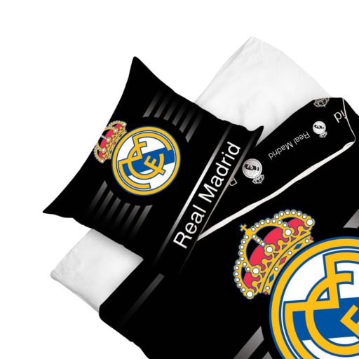 Real Madrid ágynemű 140x200 pamut fekete