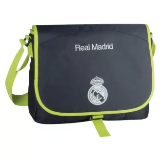 Real Madrid oldaltáska, iskolatáska Lime
