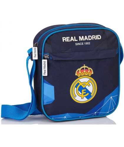 Real Madrid oldaltáska közepes kék-v.kék