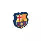 Barcelona radír címeres piros/ kék