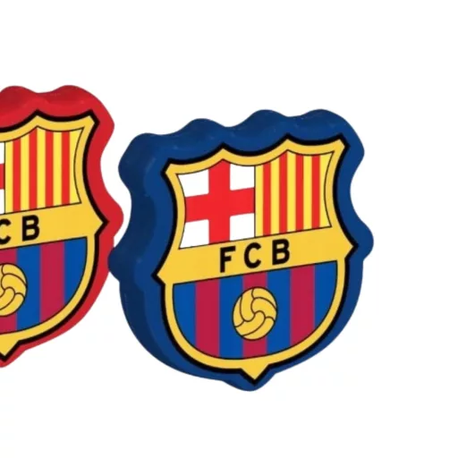 Barcelona radír címeres piros/ kék