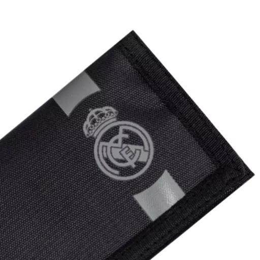 Real Madrid pénztárca tépőzáras fekete
