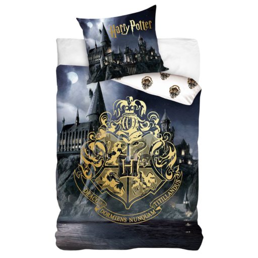 Harry Potter ágynemű 140 x 200 cm Roxfort címeres