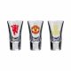 Manchester United stampedlis pohárkészlet 3db-os 50ml Keep cold and support United