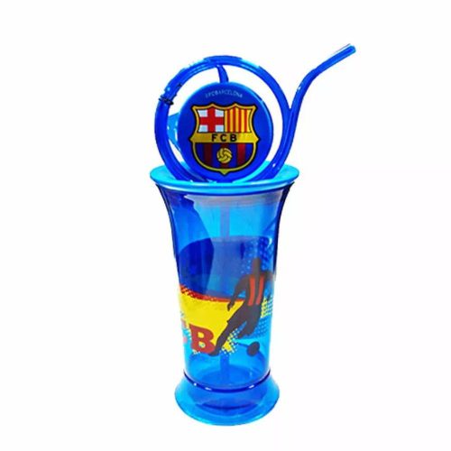 Barcelona pohár szívószállal 380 ML