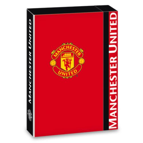 Manchester United gumis füzetbox A4