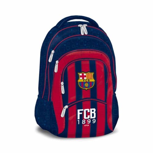 Barcelona hátizsák, iskolatáska 5 zipp tinédzser FCB1899
