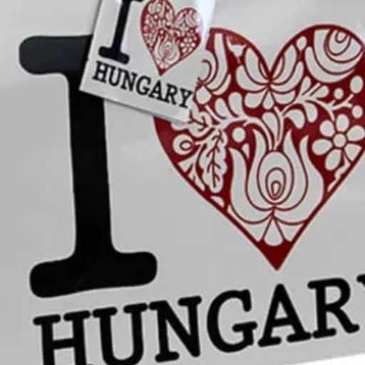 Magyarország dísztasak kicsi I LOVE HUNGARY