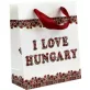 Magyarország dísztasak kicsi virágos I LOVE HUNGARY