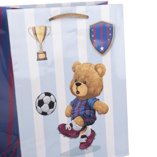 Ajándéktasak, dísztasak focista maci