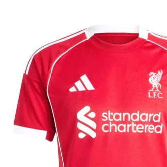   Liverpool mez felső felnőtt Adidas Home 2025/26 KERKEZ 6 (saját betűtípus)