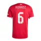   Liverpool mez felső gyerek Adidas Home 2025/26 - Kerkez 6 (saját betűtípus)