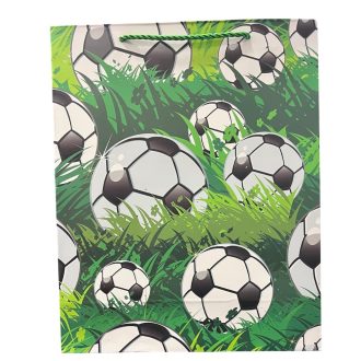 Focis ajándéktasak zöld nagy