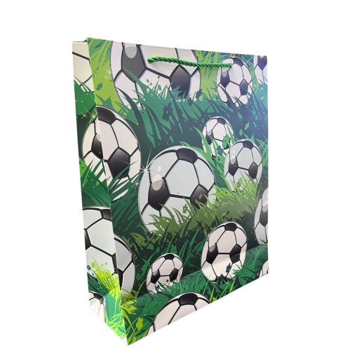 Focis ajándéktasak zöld nagy