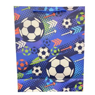 Focis ajándéktasak kék nagy