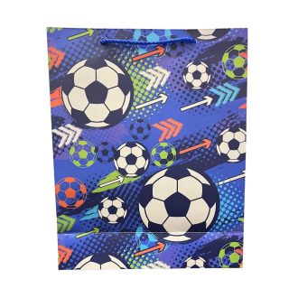 Focis ajándéktasak kék közepes