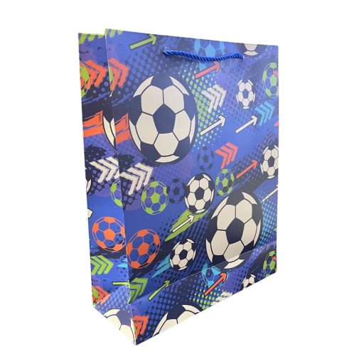 Focis ajándéktasak kék közepes