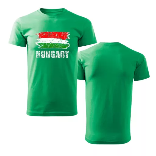 Magyarország póló felnőtt Street Flag zöld