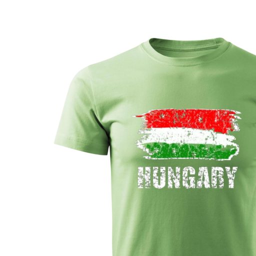 Magyarország póló felnőtt Street Flag zöld
