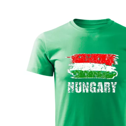 Magyarország póló felnőtt Street Flag zöld