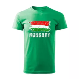 Magyarország póló felnőtt Street Flag zöld