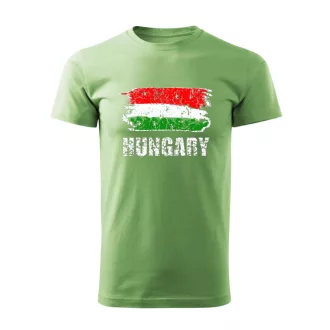 Magyarország póló felnőtt Street Flag zöld
