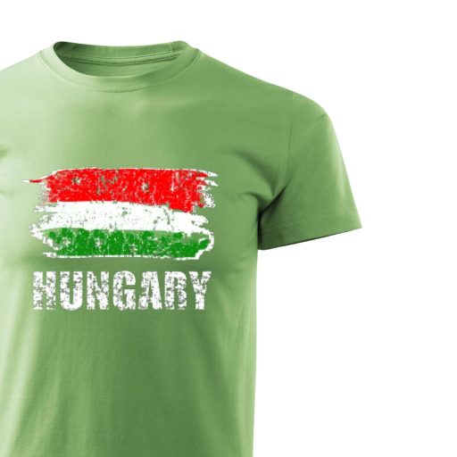 Magyarország póló felnőtt Street Flag zöld