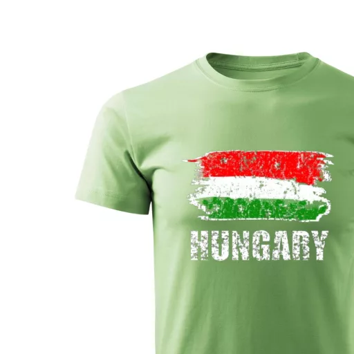 Magyarország póló felnőtt Street Flag zöld