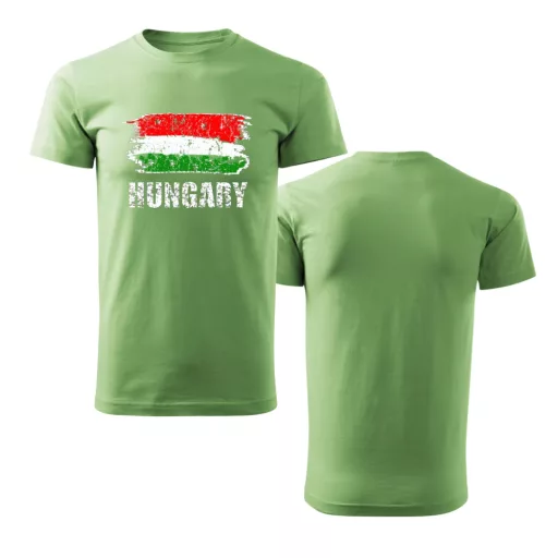Magyarország póló felnőtt Street Flag zöld