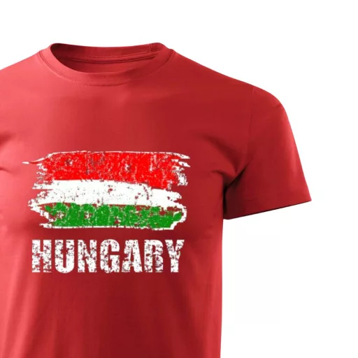 Magyarország póló felnőtt Street Flag piros