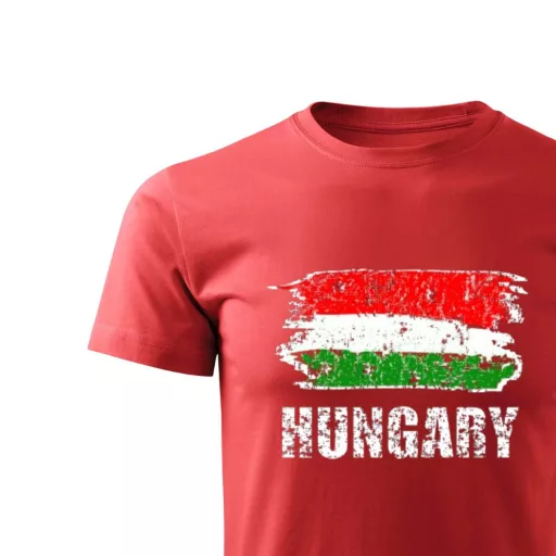 Magyarország póló felnőtt Street Flag piros