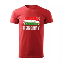 Magyarország póló felnőtt Street Flag piros