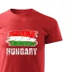 Magyarország póló felnőtt Street Flag piros