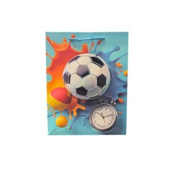 Focis ajándéktasak kicsi kék