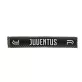 Juventus sál háromszög motívum fekete