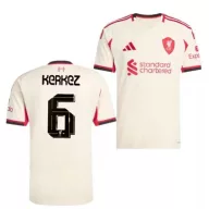 Liverpool mez felső gyerek Adidas Away 2025/26 - Kerkez 6