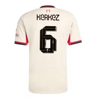 Liverpool mez felső gyerek Adidas Away 2025/26 - Kerkez 6