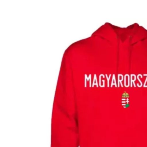 Magyarország pulóver felnőtt kapucnis piros