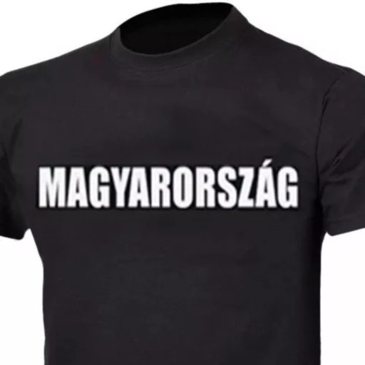 Magyarország póló gyerek fekete