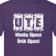 Ute póló szurkolói gyerek Mindig Újpest