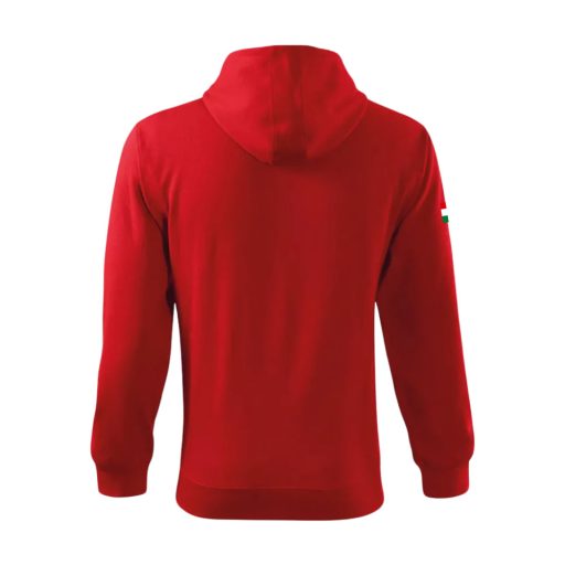 Magyarország pulóver felnőtt kapucnis piros Vibe