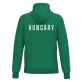   Magyarország pulóver felnőtt kapucnis-zippes zöld "HUNGARY"