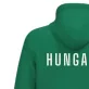   Magyarország pulóver felnőtt kapucnis-zippes zöld "HUNGARY"