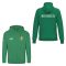 Magyarország pulóver felnőtt kapucnis-zippes zöld