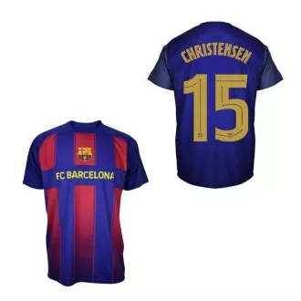   Barcelona mez felső szurkolói FAN gyerek 2025-26 - CHRISTENSEN