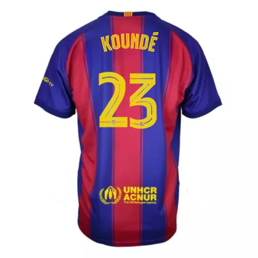 Barcelona mez garnitúra szurkolói HOME gyerek 25/26 - KOUNDÉ