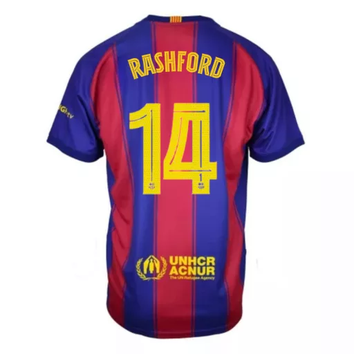 Barcelona mez garnitúra szurkolói HOME gyerek 25/26 - RASHFORD