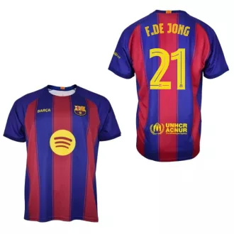   Barcelona mez felső szurkolói HOME gyerek 2025-26 - F. DE JONG